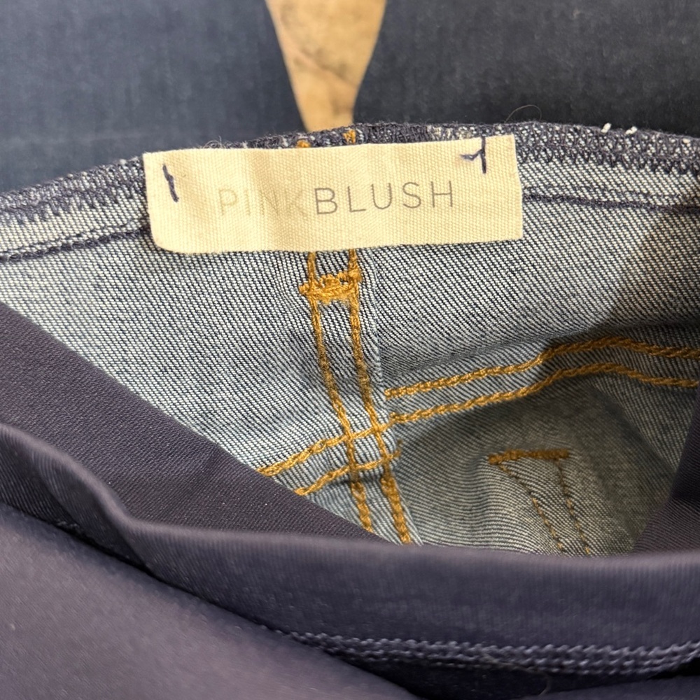 Pinkblush Dark Blue Maternity Jeans - Picture 5 of 5